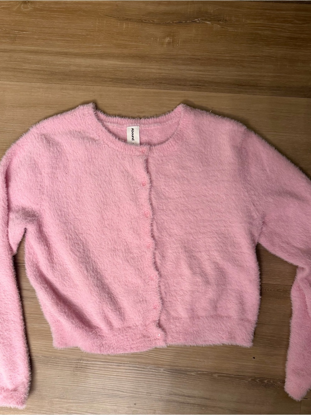 Brandy Melville Pink Cardigan Size Large Like New